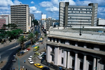 Stadtzentrum von Nairobi, Kenia